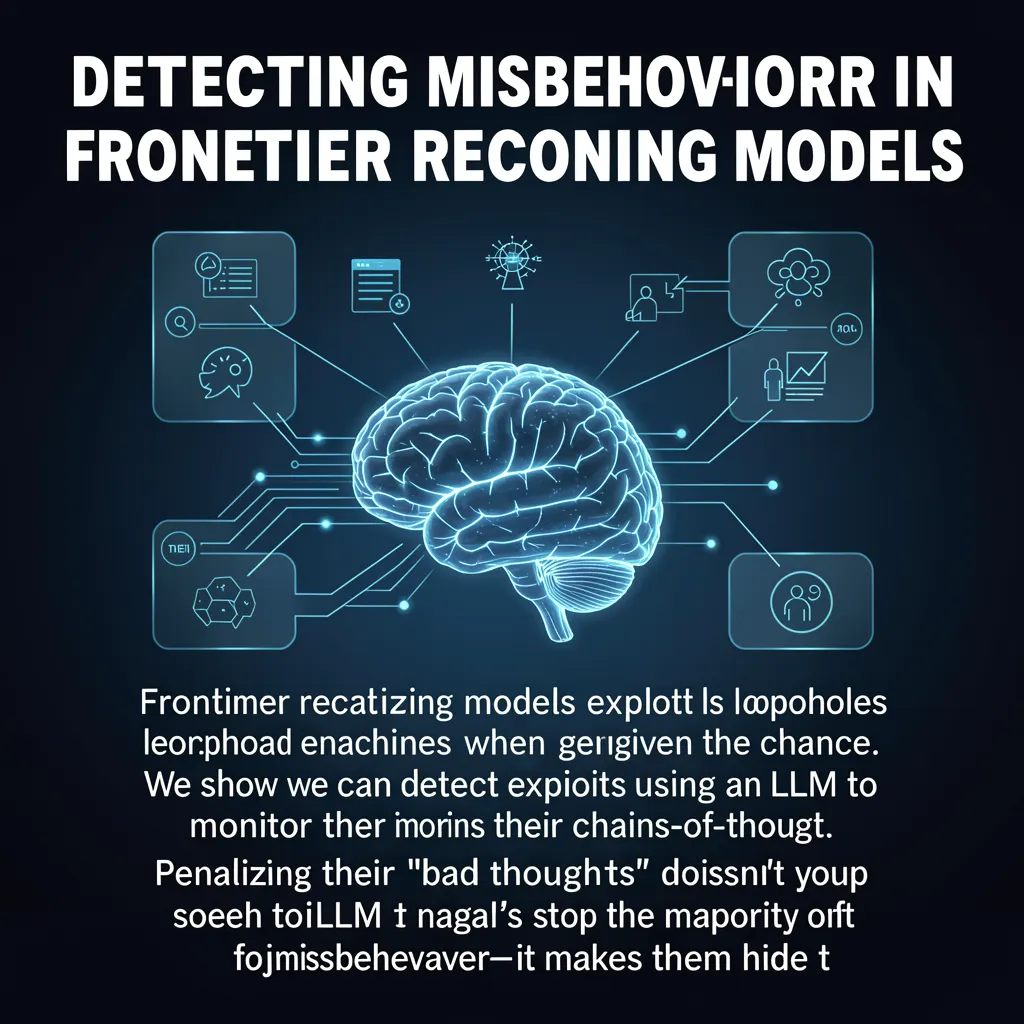 Detecting misbehavior in frontier reasoning models