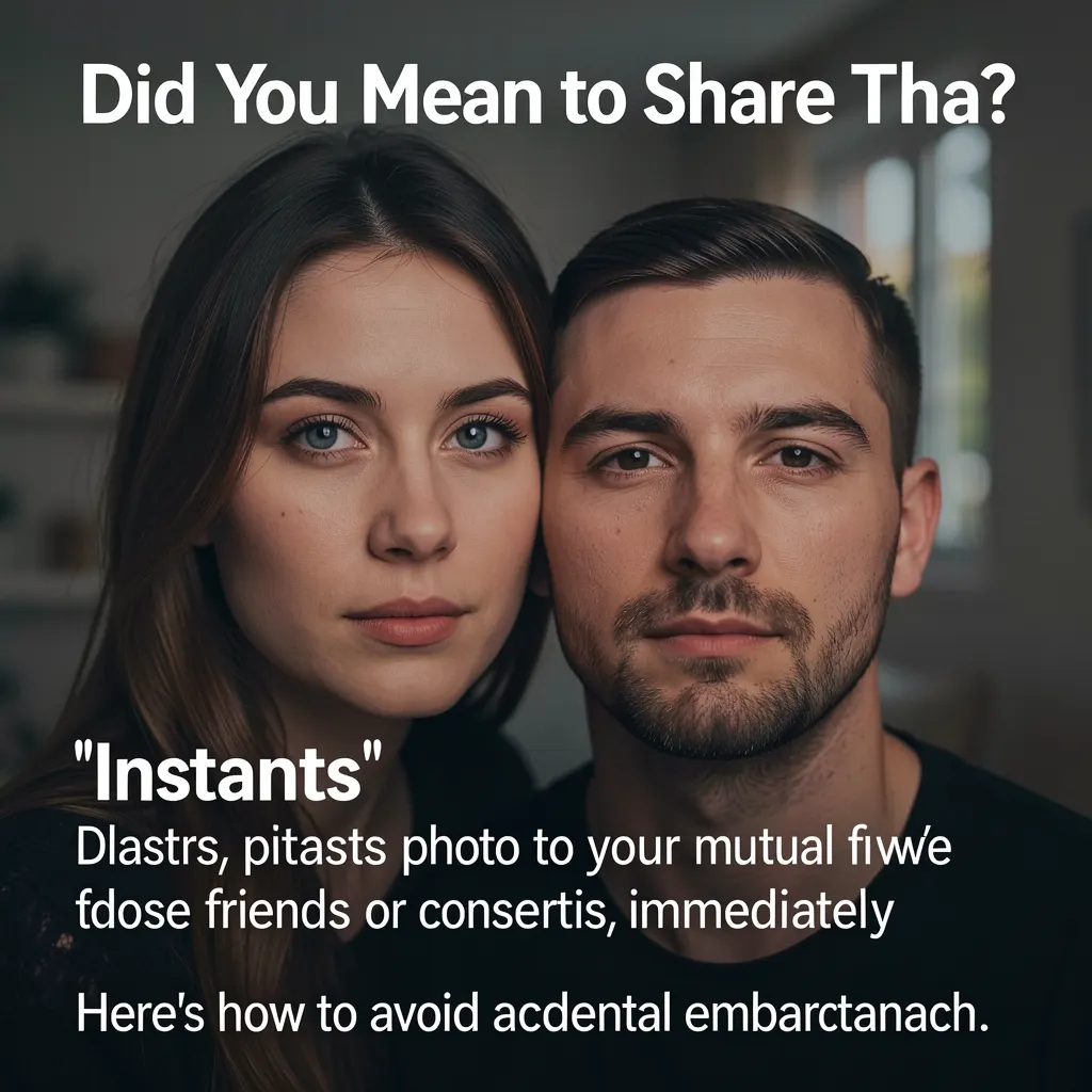 Did You Mean to Share That Selfie? What to Know About Instagram Instants.