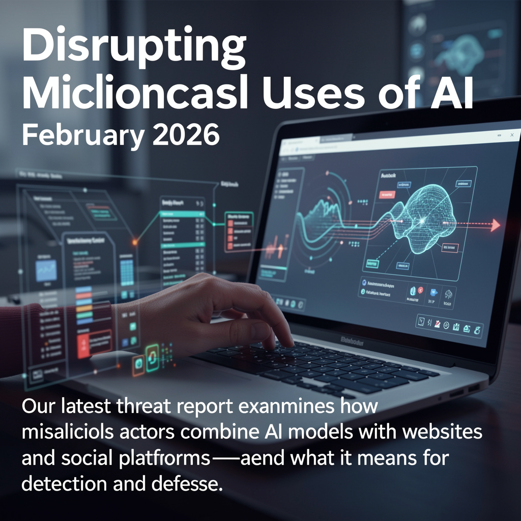 Disrupting malicious uses of AI | February 2026