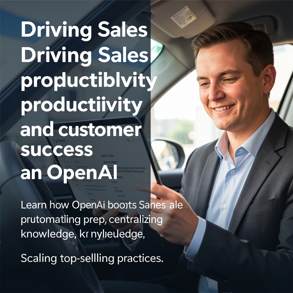 Driving sales productivity and customer success at OpenAI