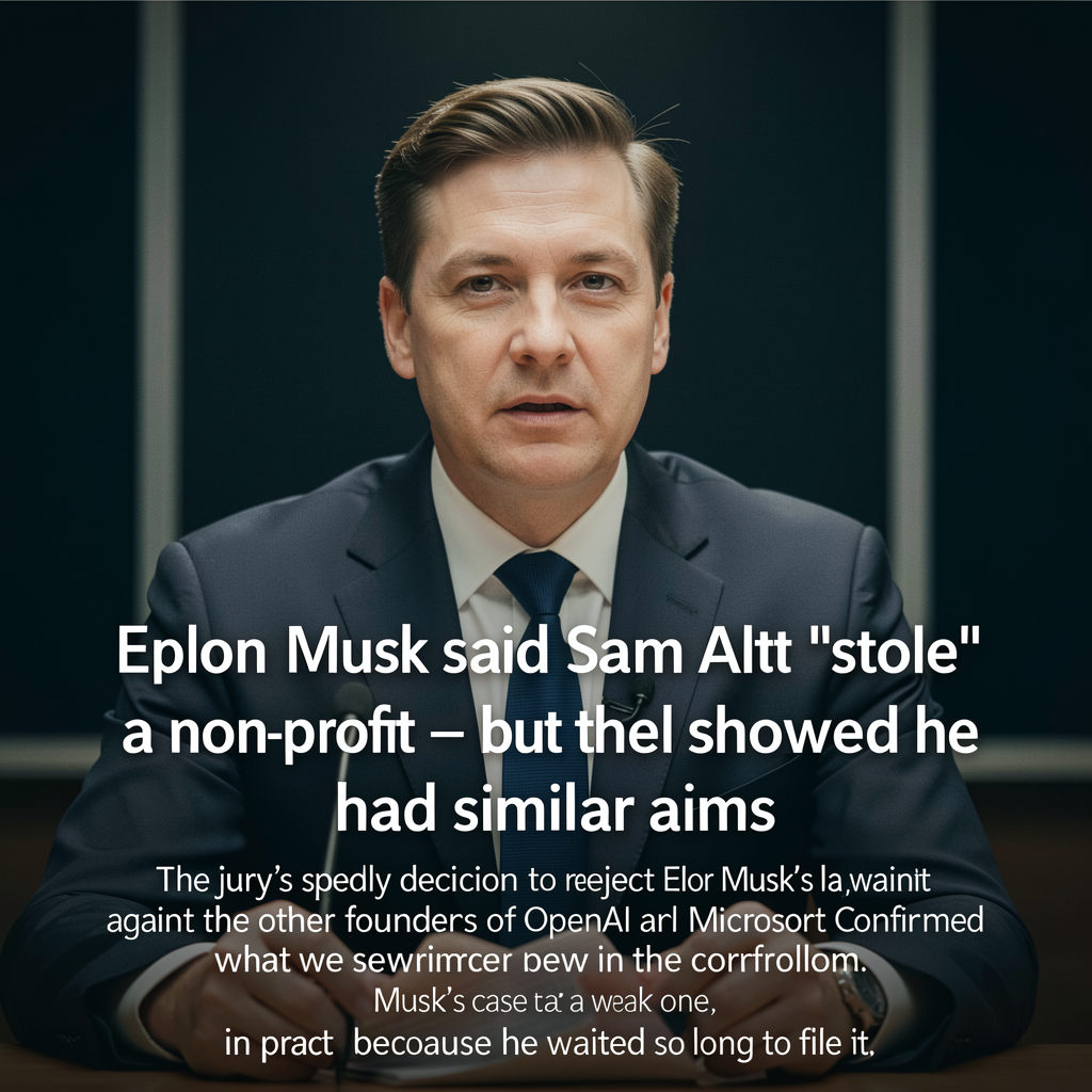 Elon Musk said Sam Altman ‘stole’ a non-profit — but the trial showed he had similar aims