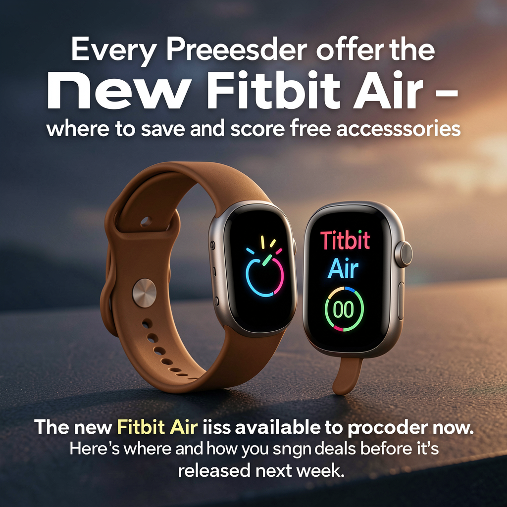Every preorder offer on the new Fitbit Air - where to save and score free accessories