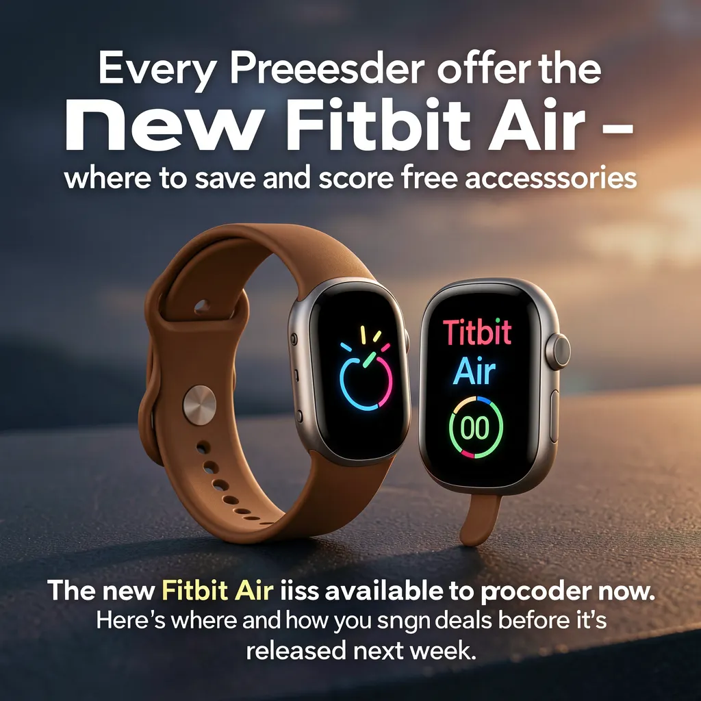 Every preorder offer on the new Fitbit Air - where to save and score free accessories