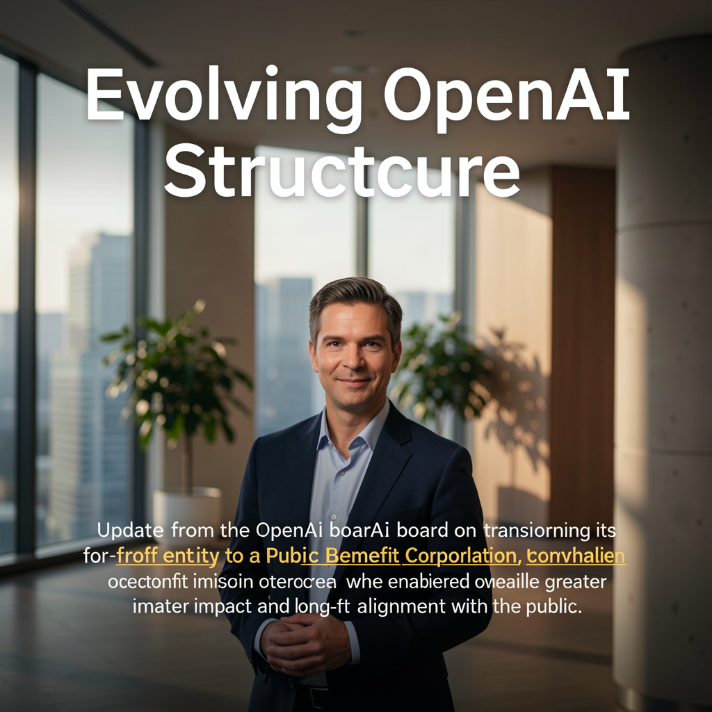 Evolving OpenAI’s structure