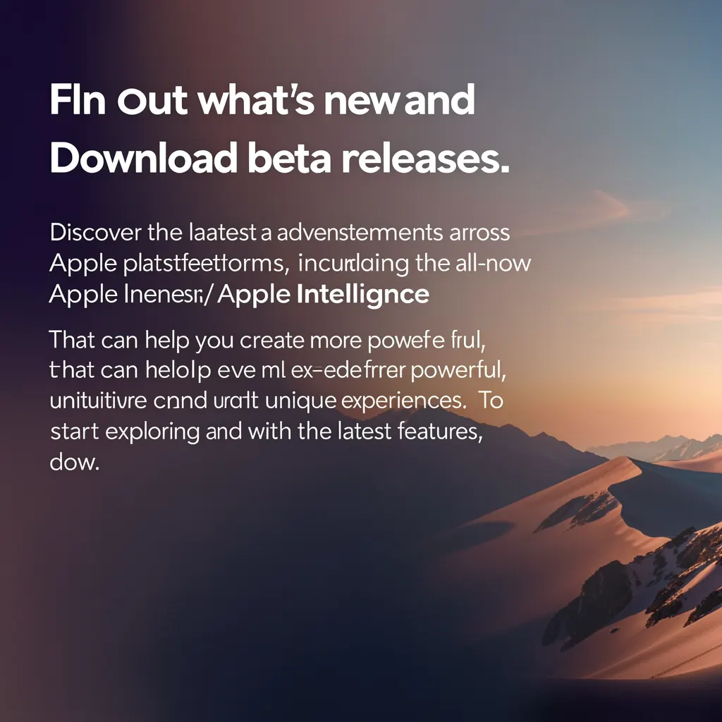 Find out what’s new and download beta releases