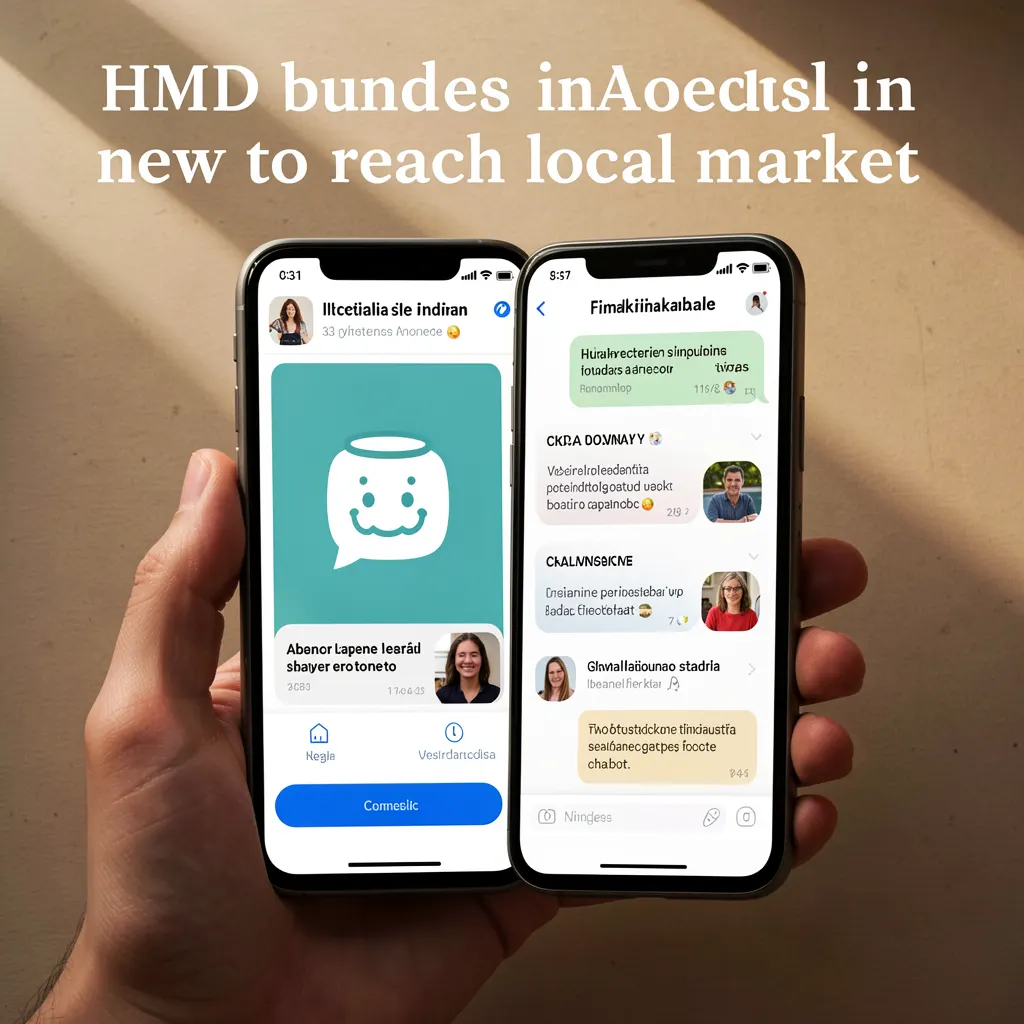 Finnish phone maker HMD bundles Indian AI chatbot onto new smartphone in push to reach local market