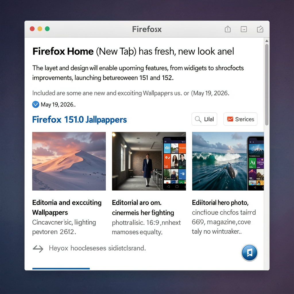 Firefox 151.0 release May 19, 2026.