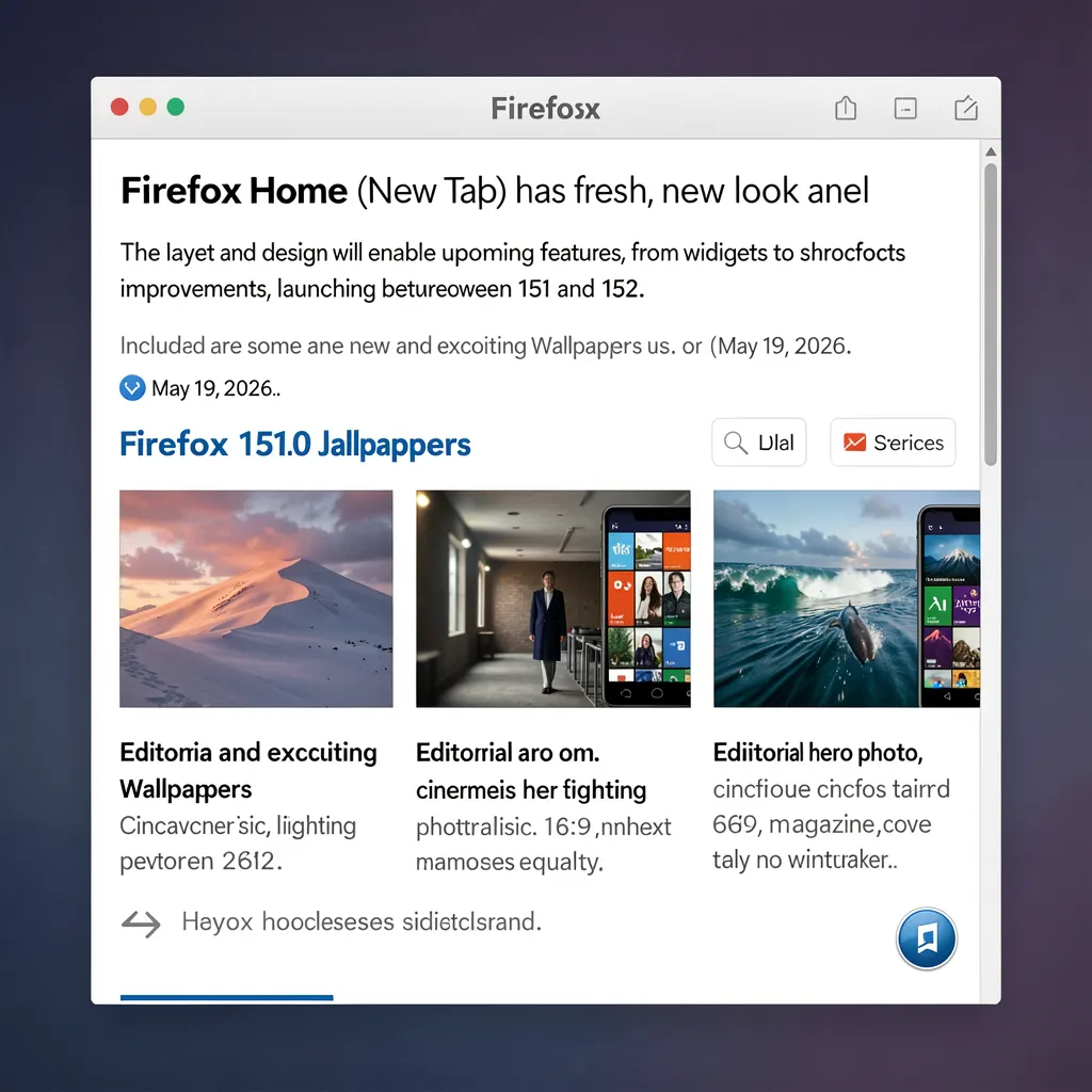 Firefox 151.0 release May 19, 2026.