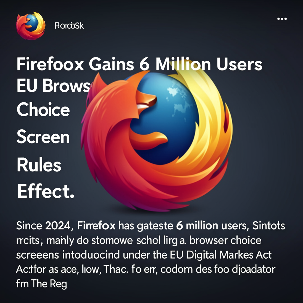 Firefox Gains 6 Million Users Since EU Browser Choice Screen Rules Took Effect