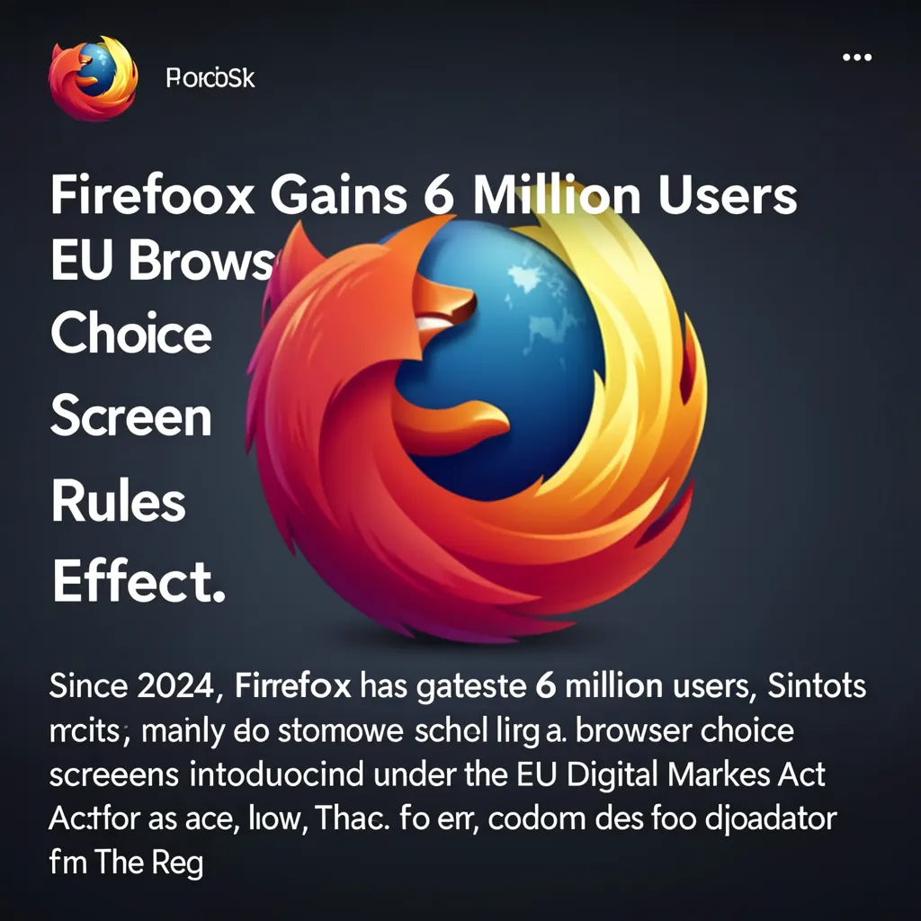 Firefox Gains 6 Million Users Since EU Browser Choice Screen Rules Took Effect