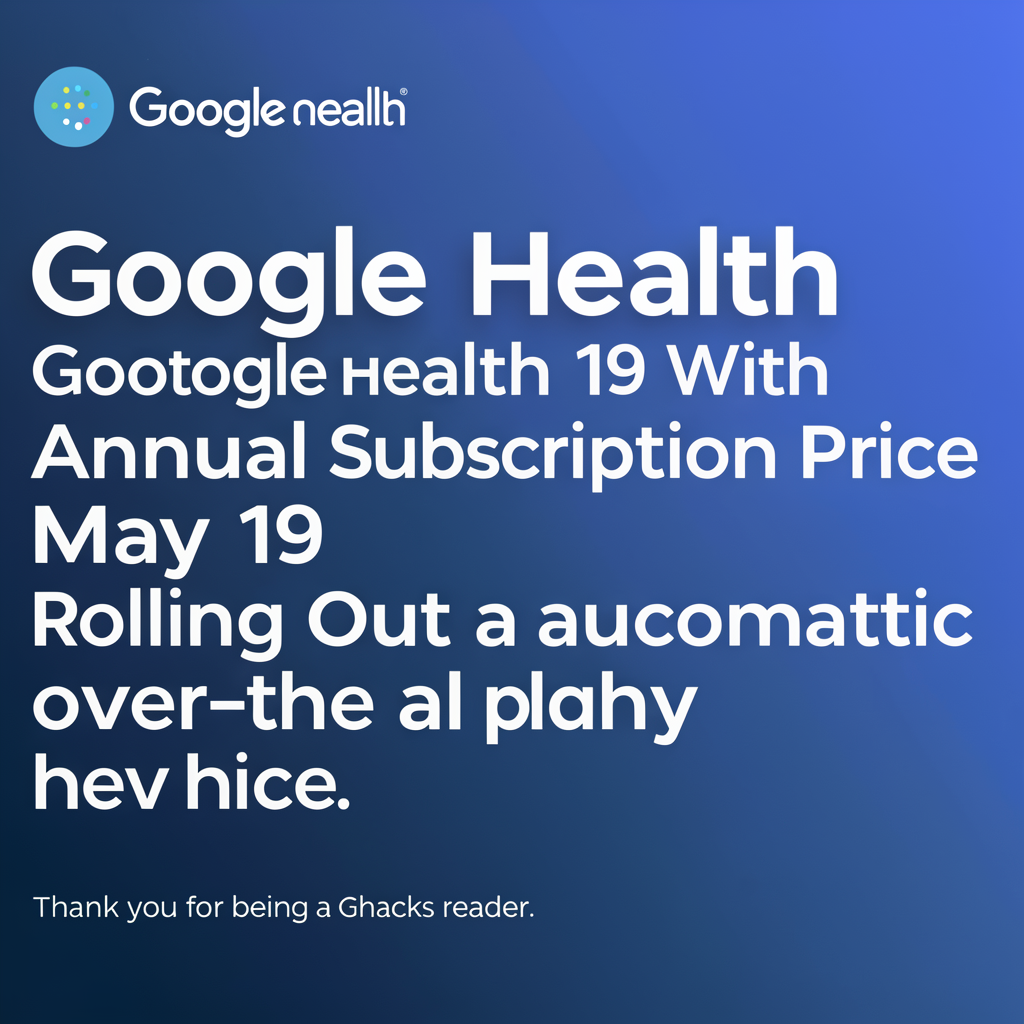 Fitbit App Becomes Google Health on May 19 With Annual Subscription Price Increase