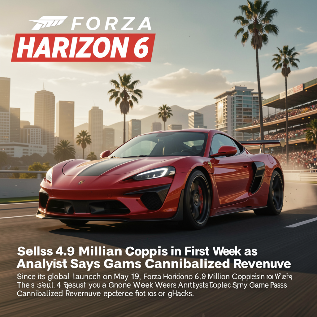 Forza Horizon 6 Sells 4.9 Million Copies in First Week as Analyst Says Game Pass Cannibalized Revenue