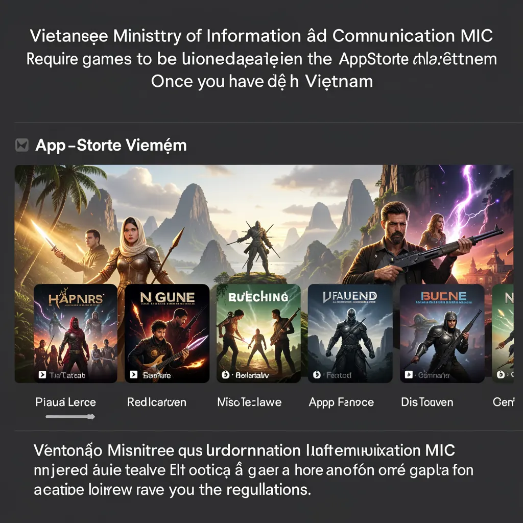 Game distribution on the App Store in Vietnam