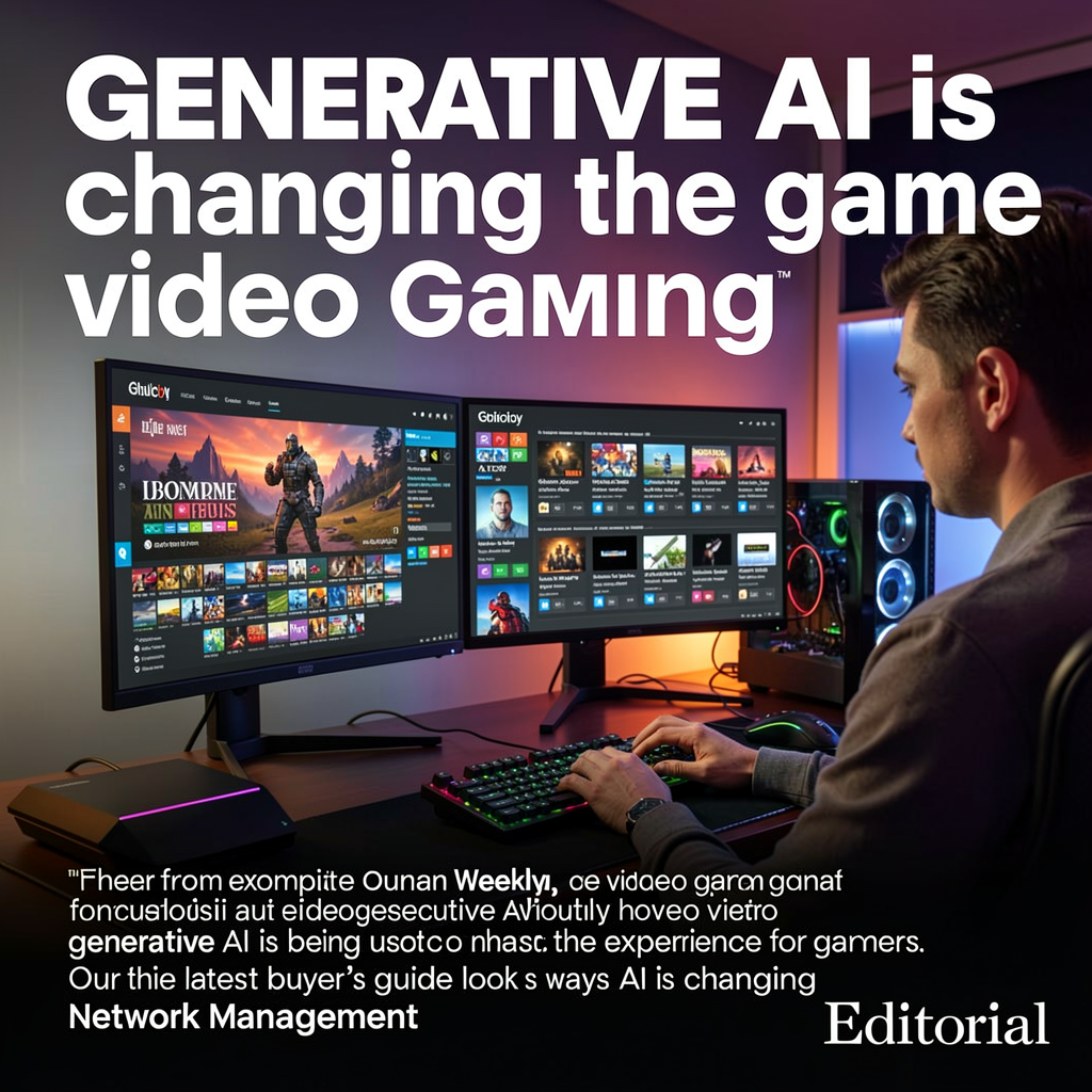 Generative AI is changing the game in video gaming
