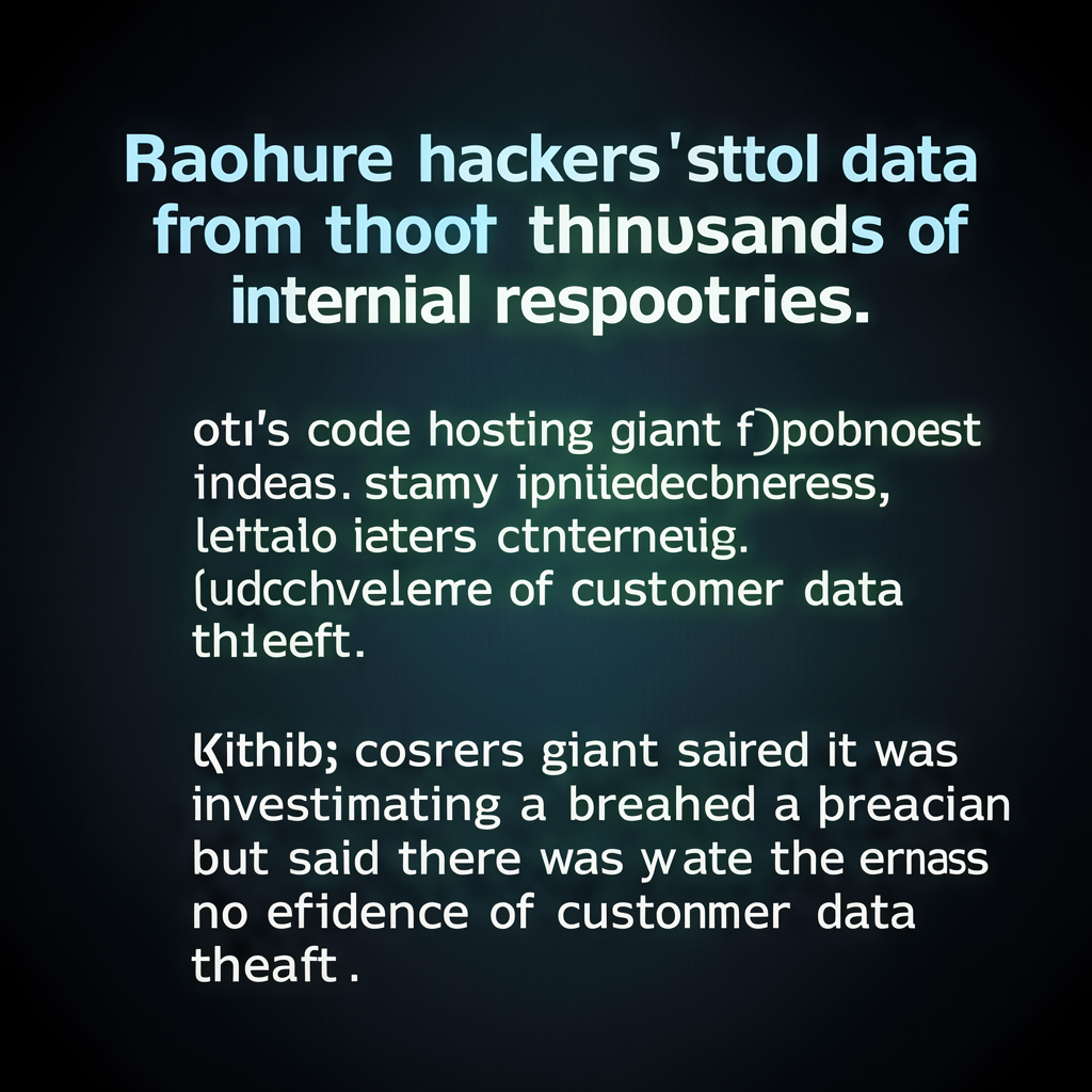 GitHub says hackers stole data from thousands of internal repositories