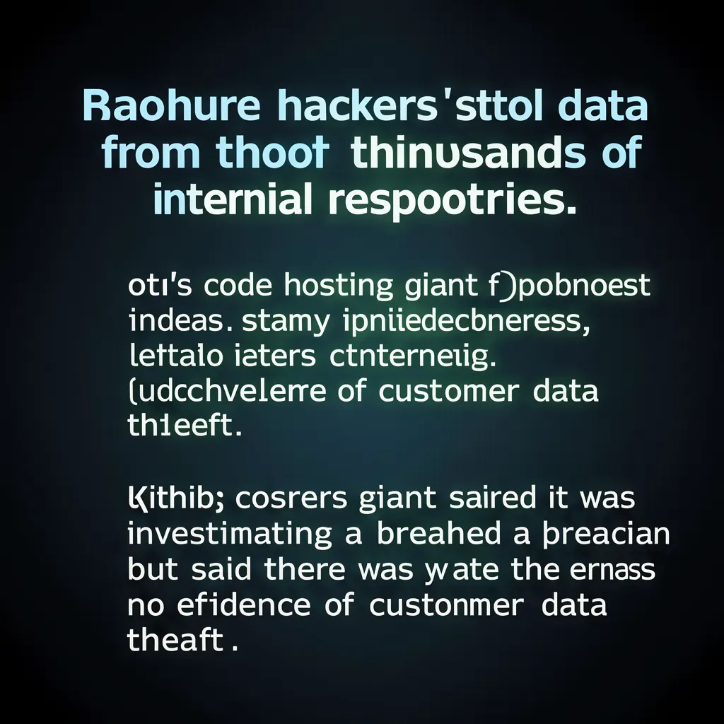 GitHub says hackers stole data from thousands of internal repositories