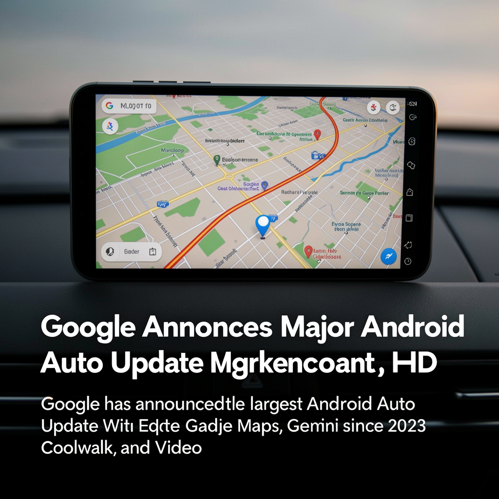 Google Announces Major Android Auto Update With Edge-to-Edge Maps, Gemini Integration, and HD Video