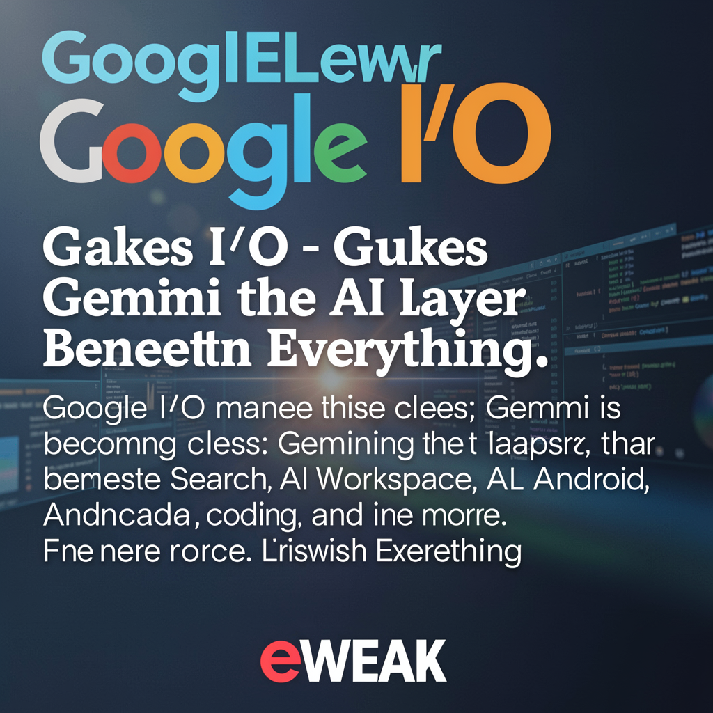 Google I/O Makes Gemini the AI Layer Beneath Everything