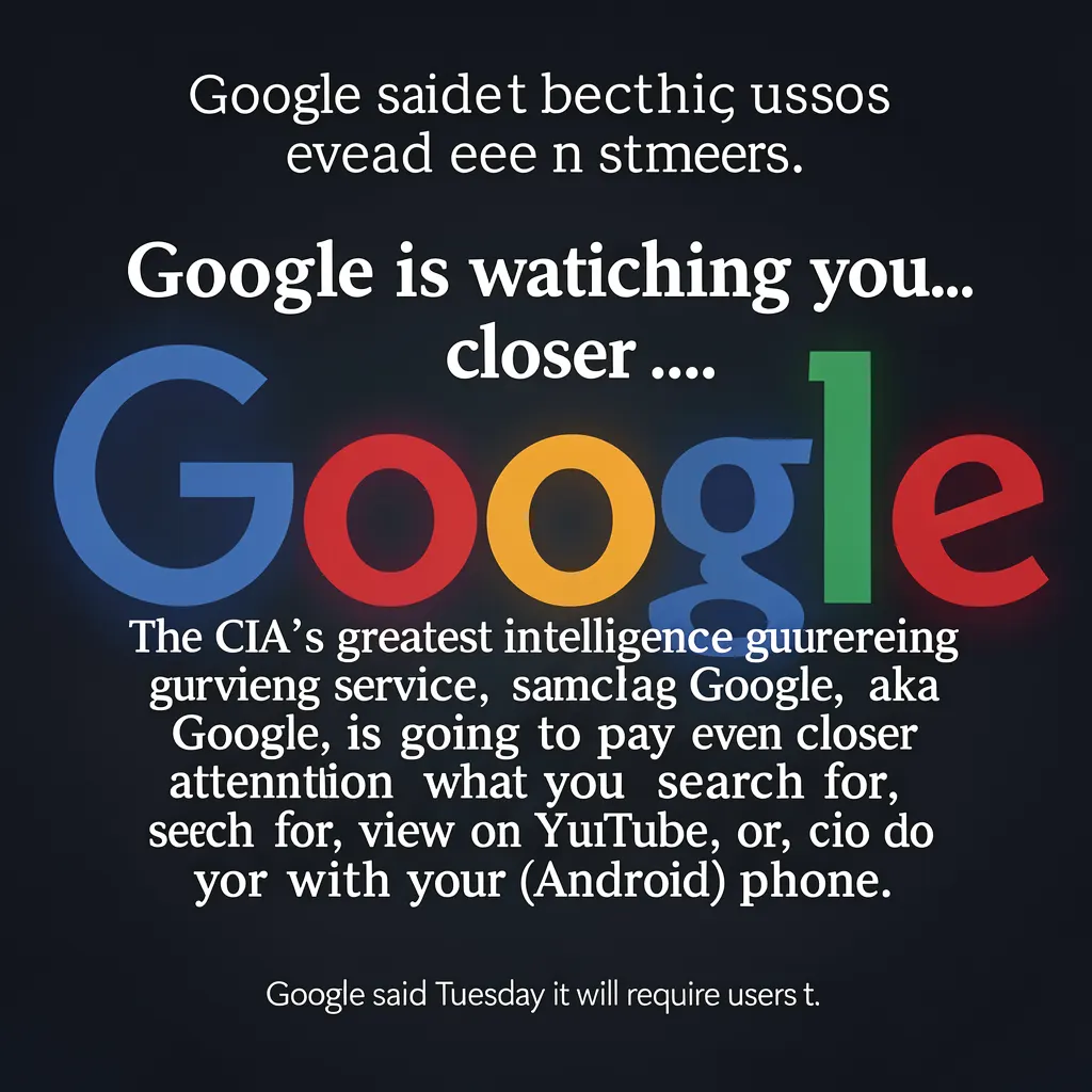 Google is watching you...even closer...