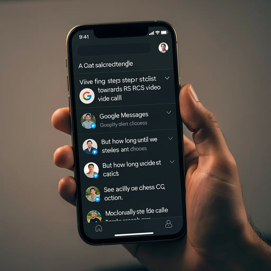 Google Messages takes first step towards RCS video calls