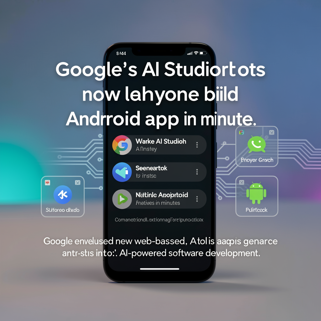 Google’s AI Studio now lets anyone build Android apps in minutes