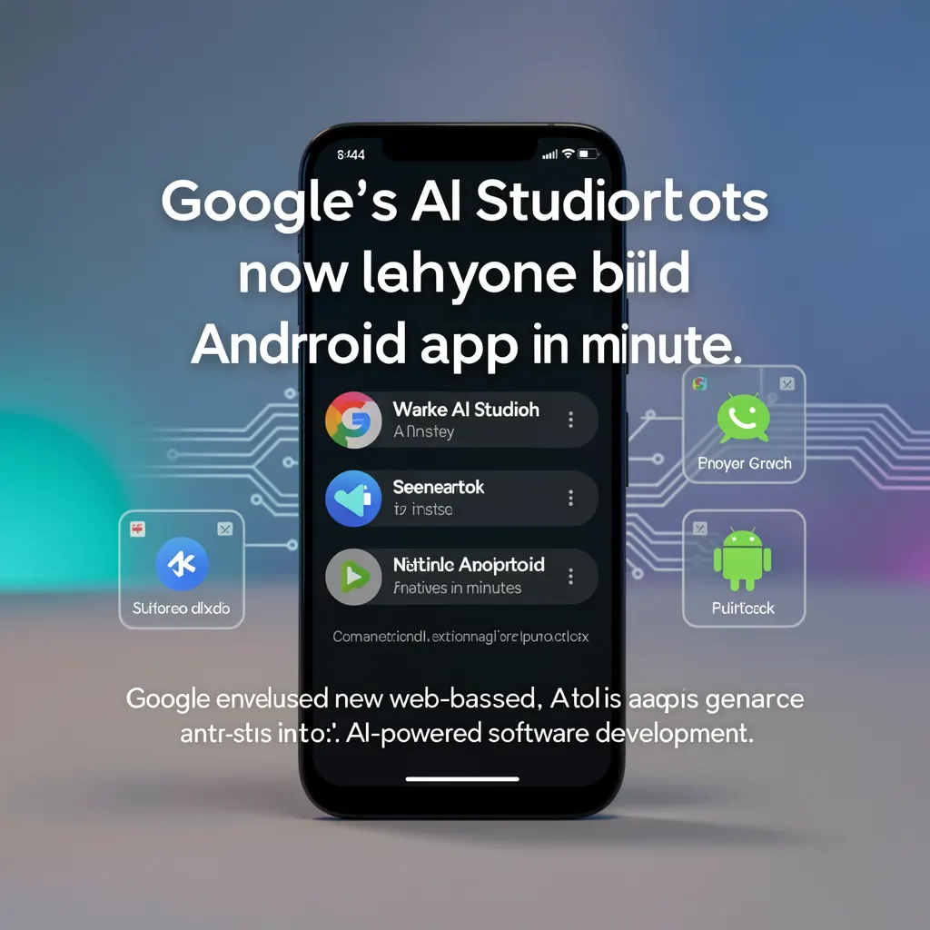 Google’s AI Studio now lets anyone build Android apps in minutes