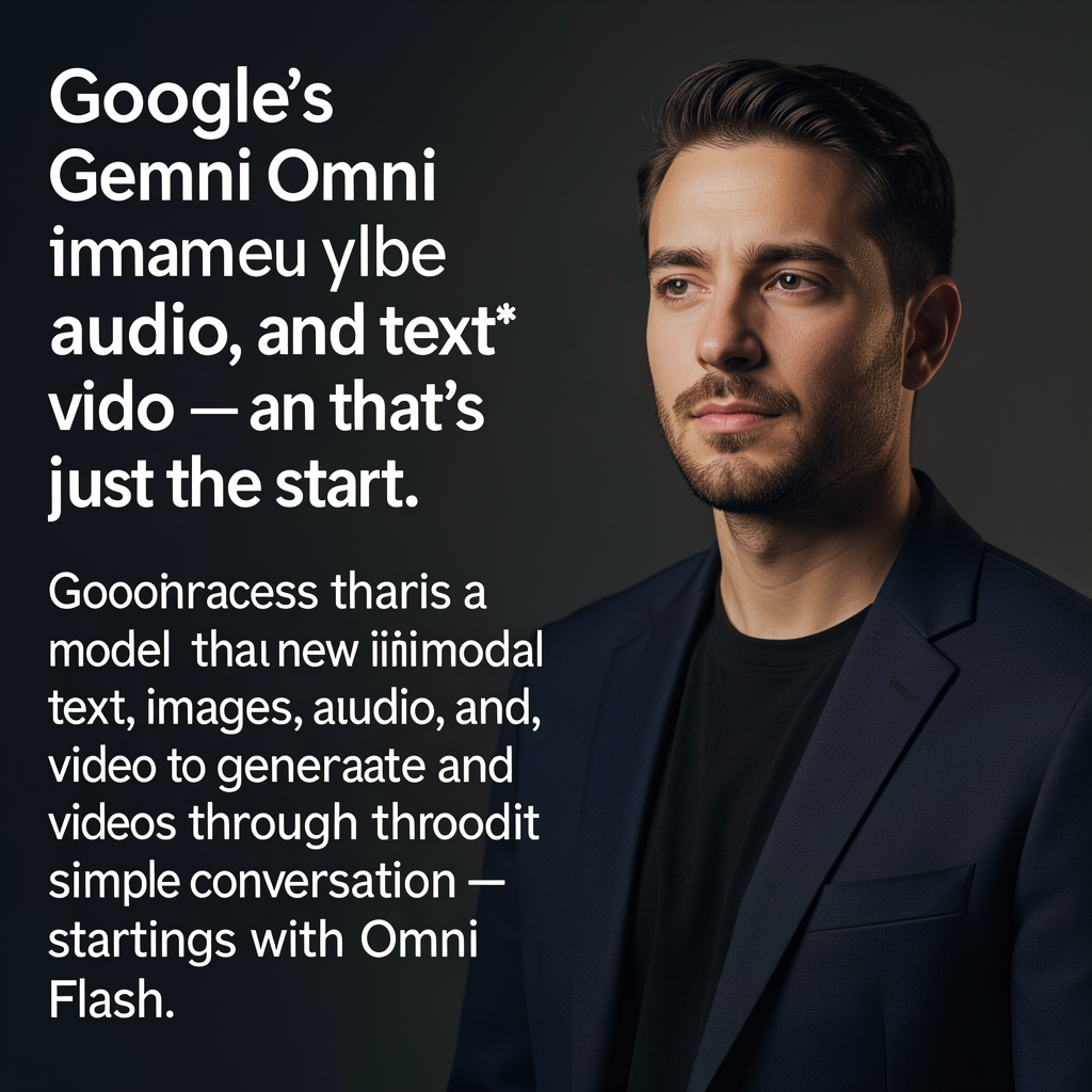 Google’s Gemini Omni turns images, audio, and text into video — and that’s just the start