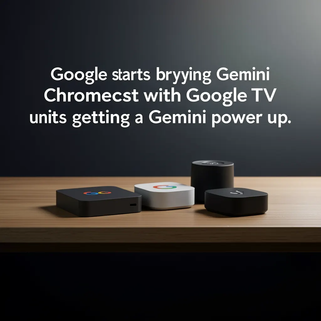 Google starts bringing Gemini to Chromecast with Google TV hardware