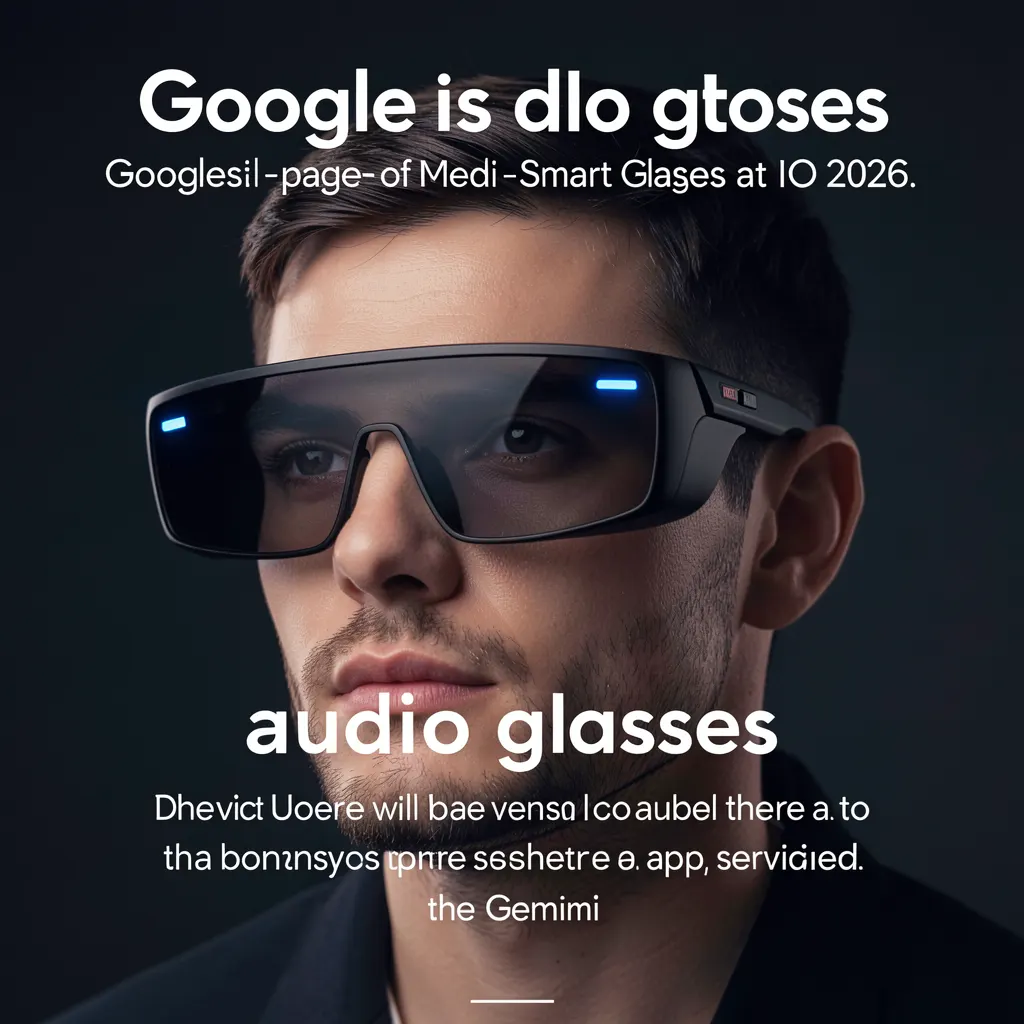 Google takes a page out of Meta’s book, announces new audio-powered smart glasses at IO 2026