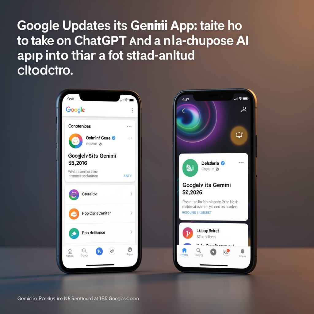 Google updates its Gemini app to take on ChatGPT and Claude at IO 2026