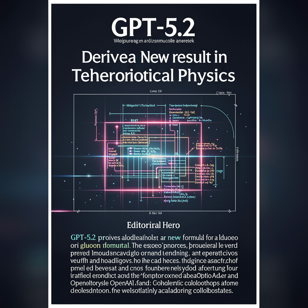 GPT-5.2 derives a new result in theoretical physics