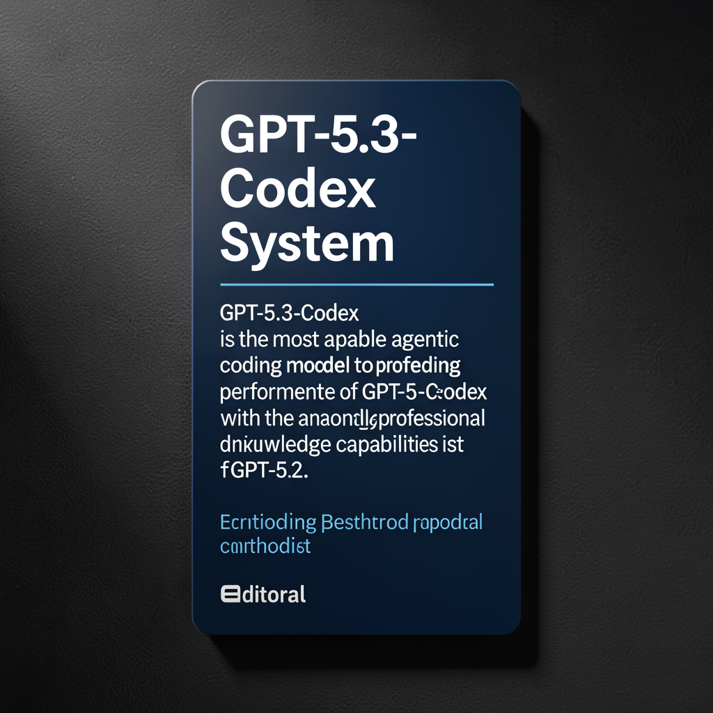 GPT-5.3-Codex System Card