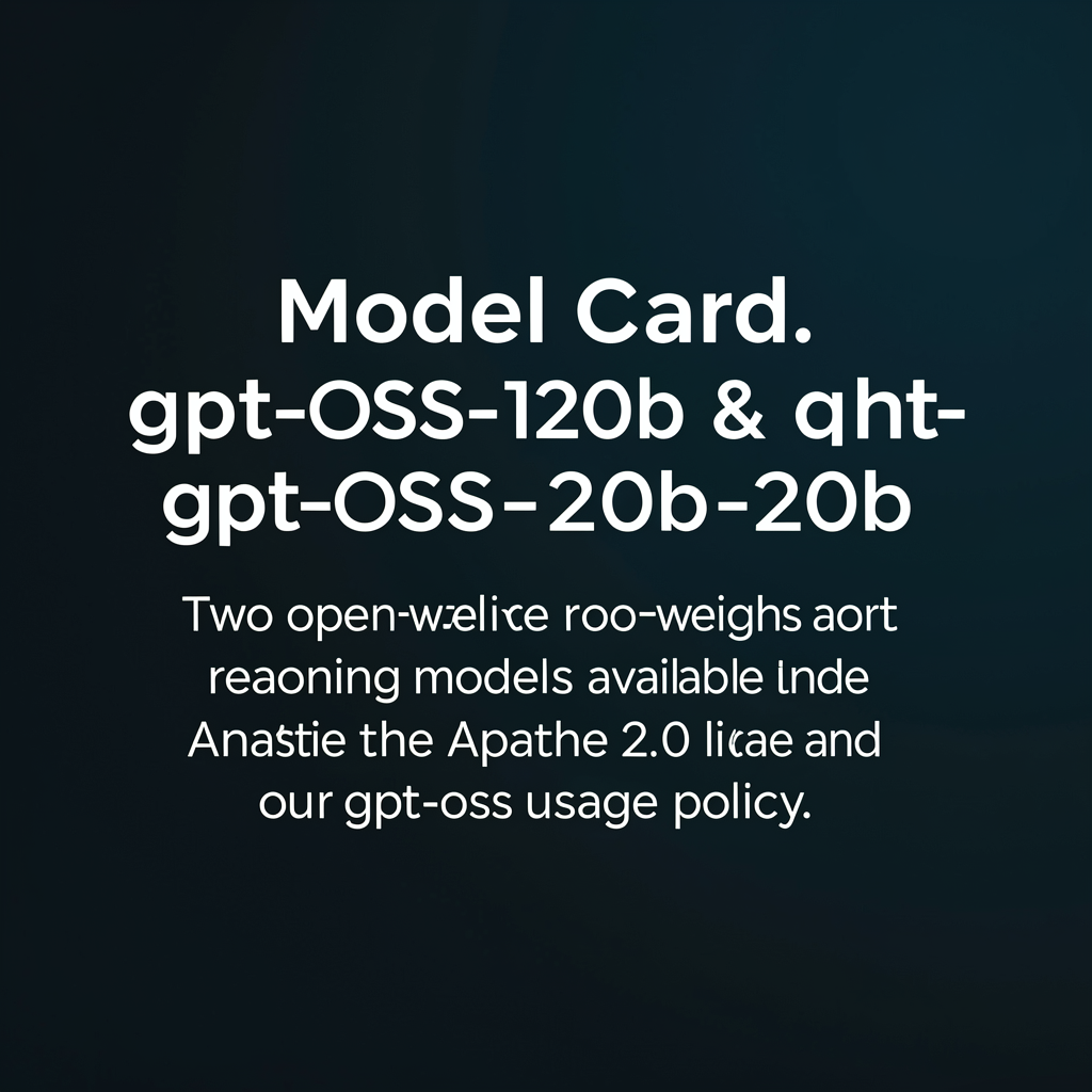gpt-oss-120b & gpt-oss-20b Model Card