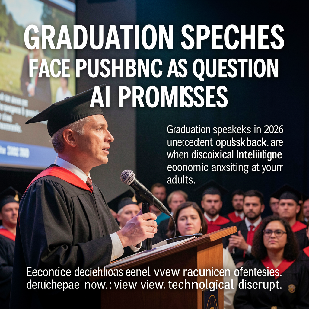 Graduation Speeches Face Pushback as Students Question AI Promises