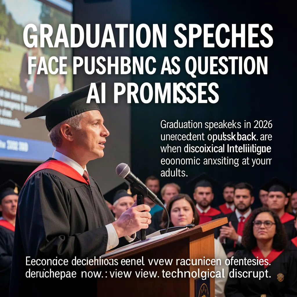 Graduation Speeches Face Pushback as Students Question AI Promises