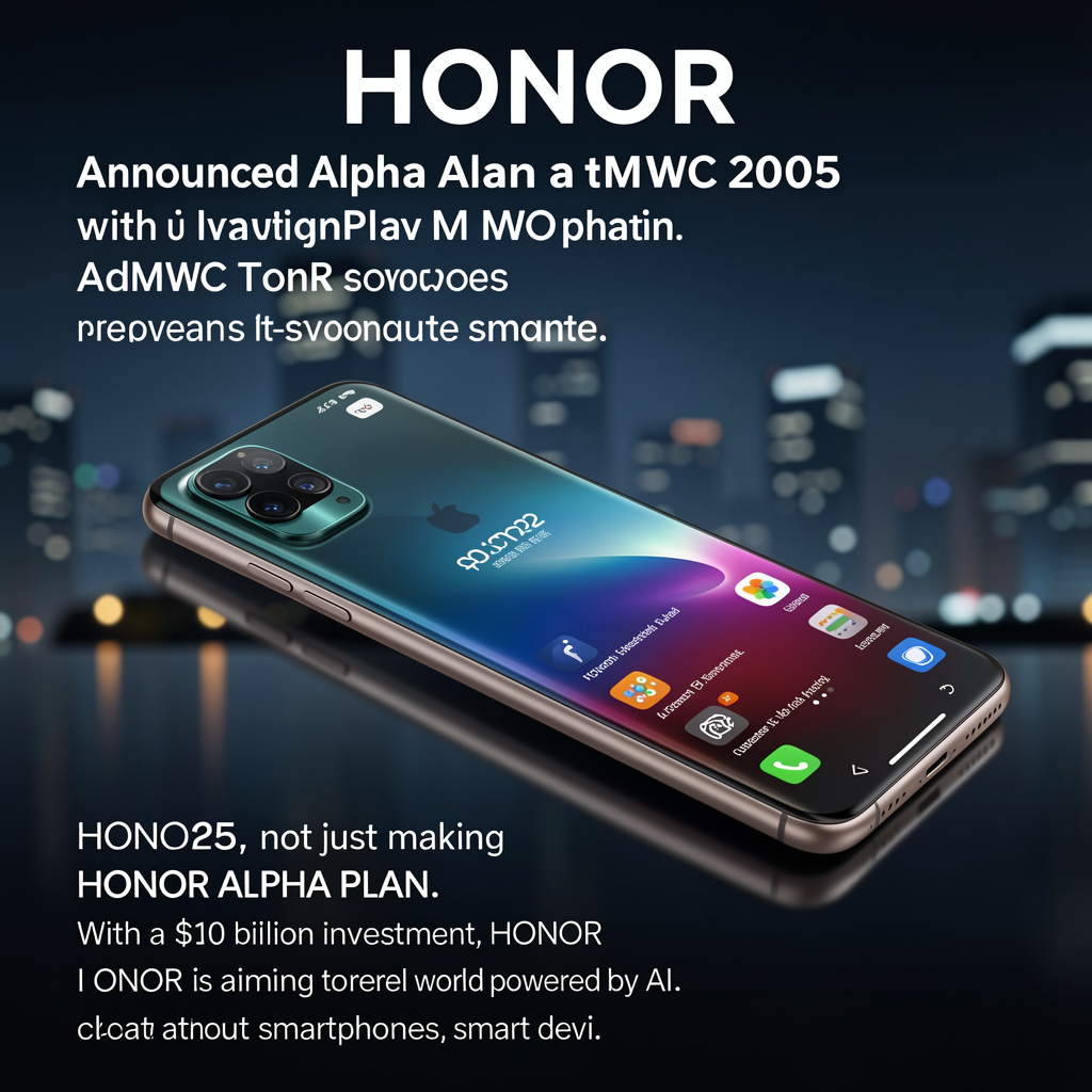 HONOR Announced Alpha Plan at MWC 2025 with an Exciting Roadmap
