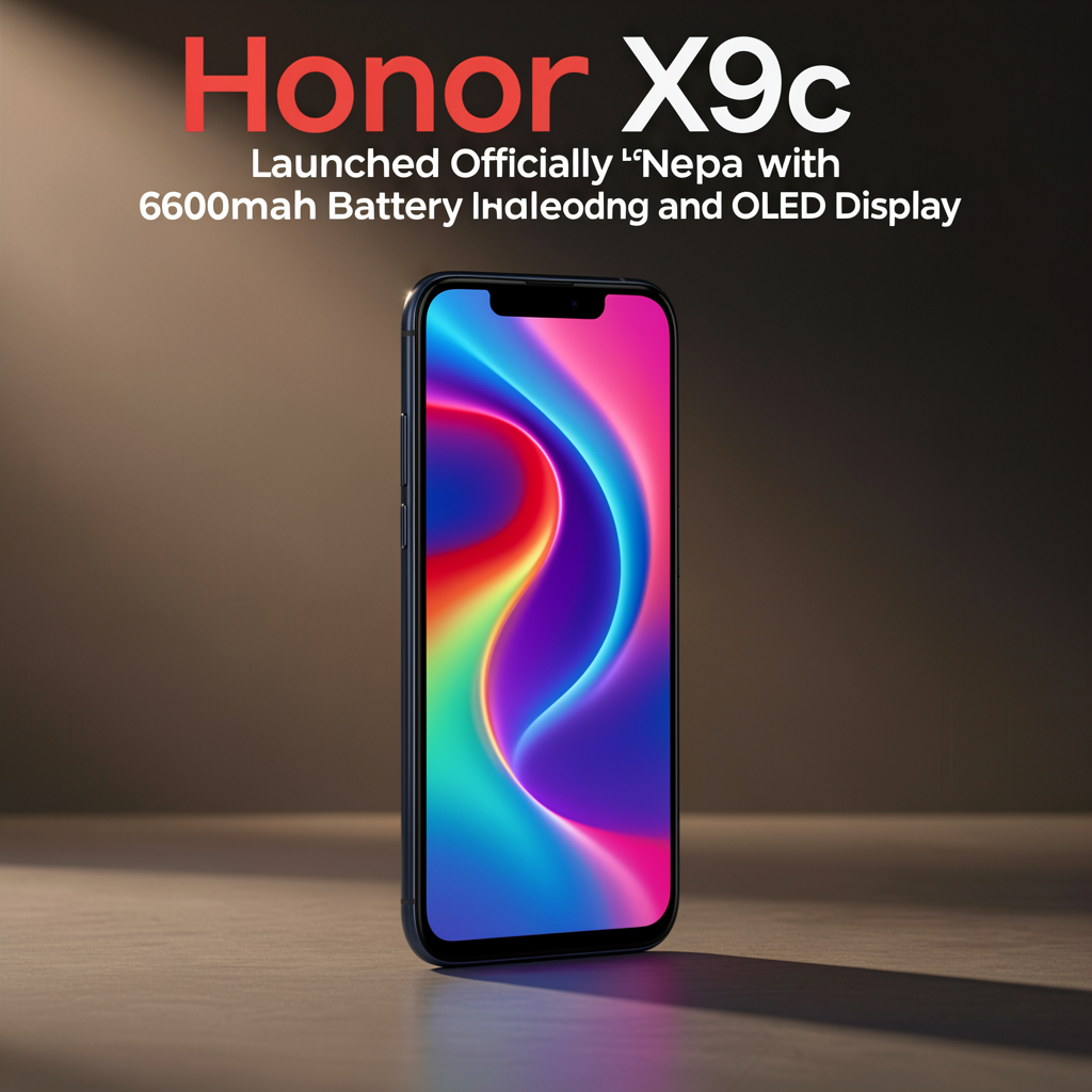 Honor X9c Launched Officially in Nepal with 6600mAh Battery and OLED Display