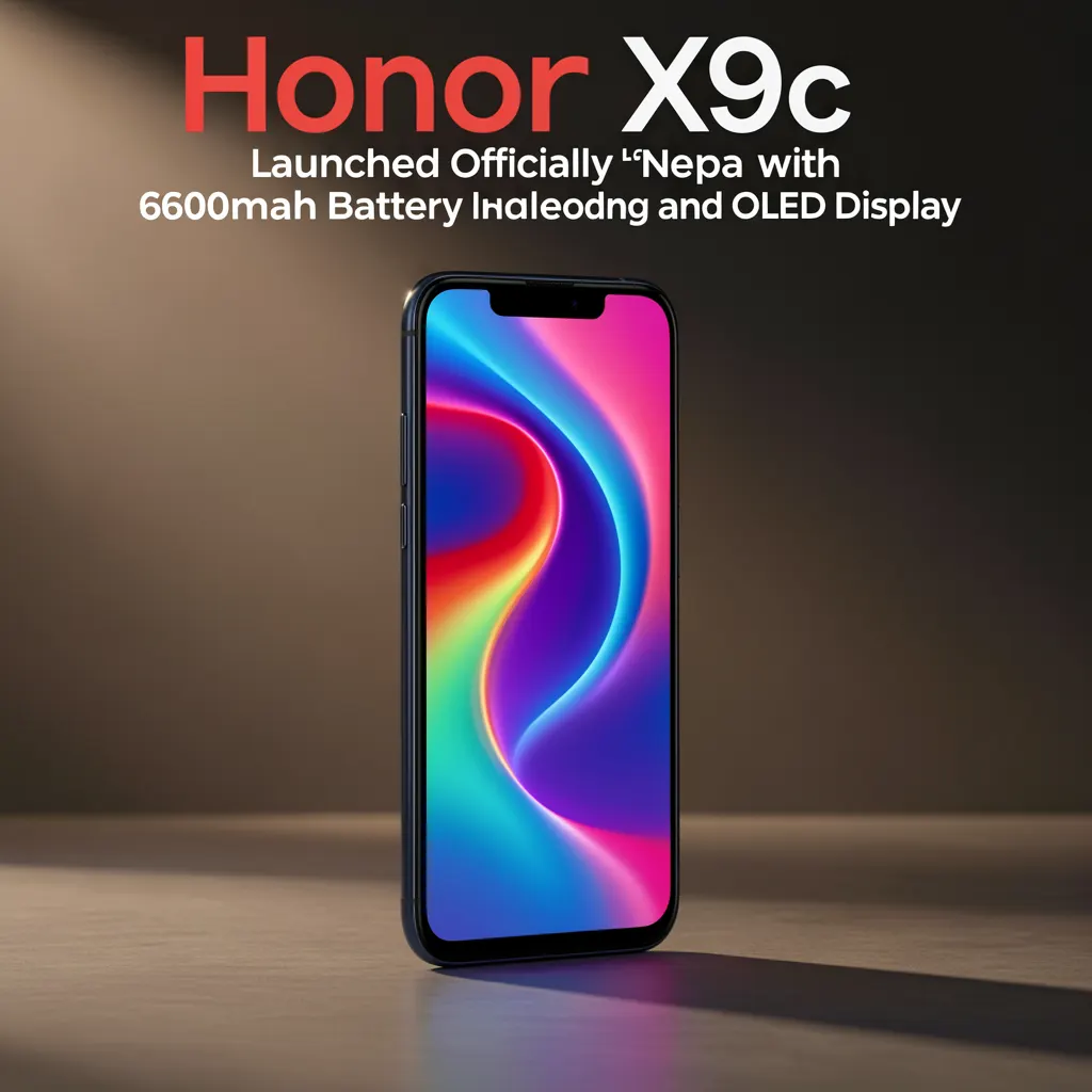 Honor X9c Launched Officially in Nepal with 6600mAh Battery and OLED Display