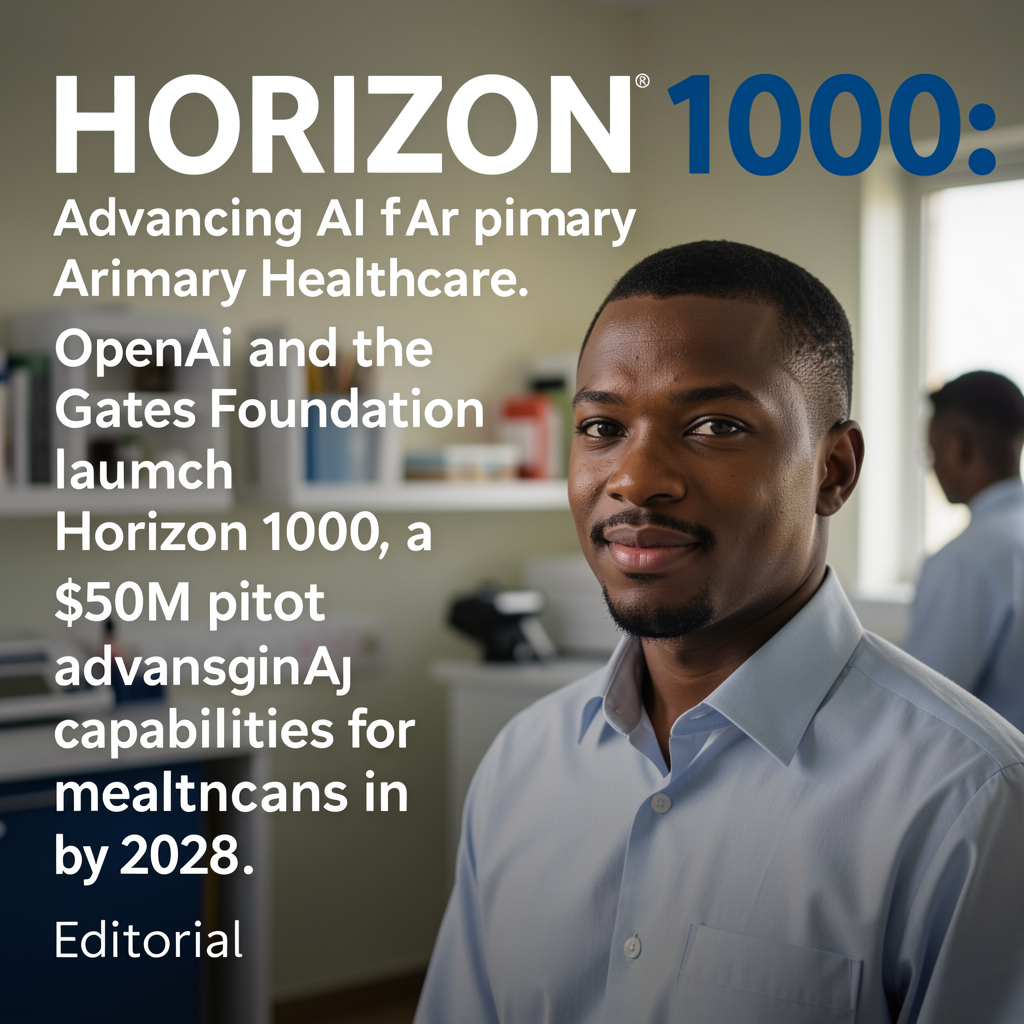 Horizon 1000: Advancing AI for primary healthcare