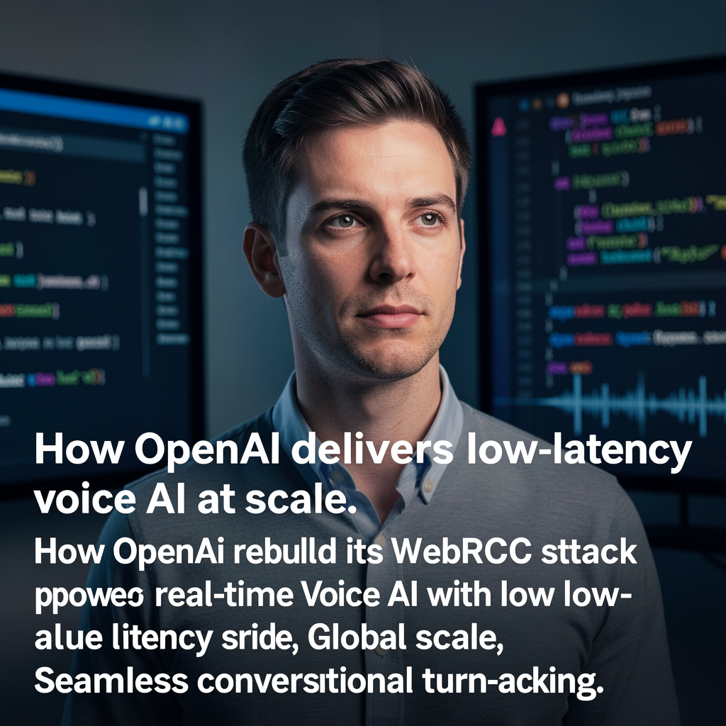 How OpenAI delivers low-latency voice AI at scale