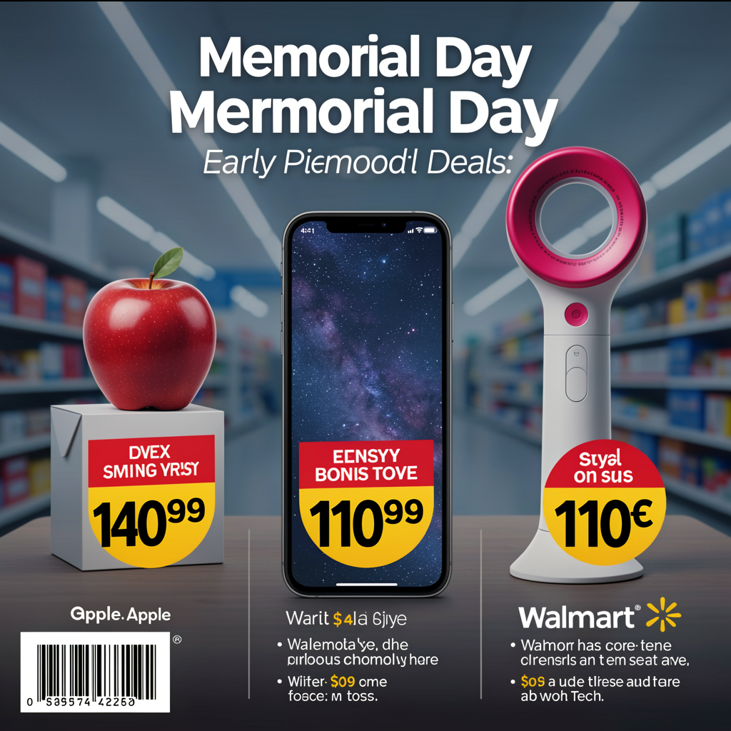 I found the best early Memorial Day Walmart deals: Apple, Dyson, and more on sale