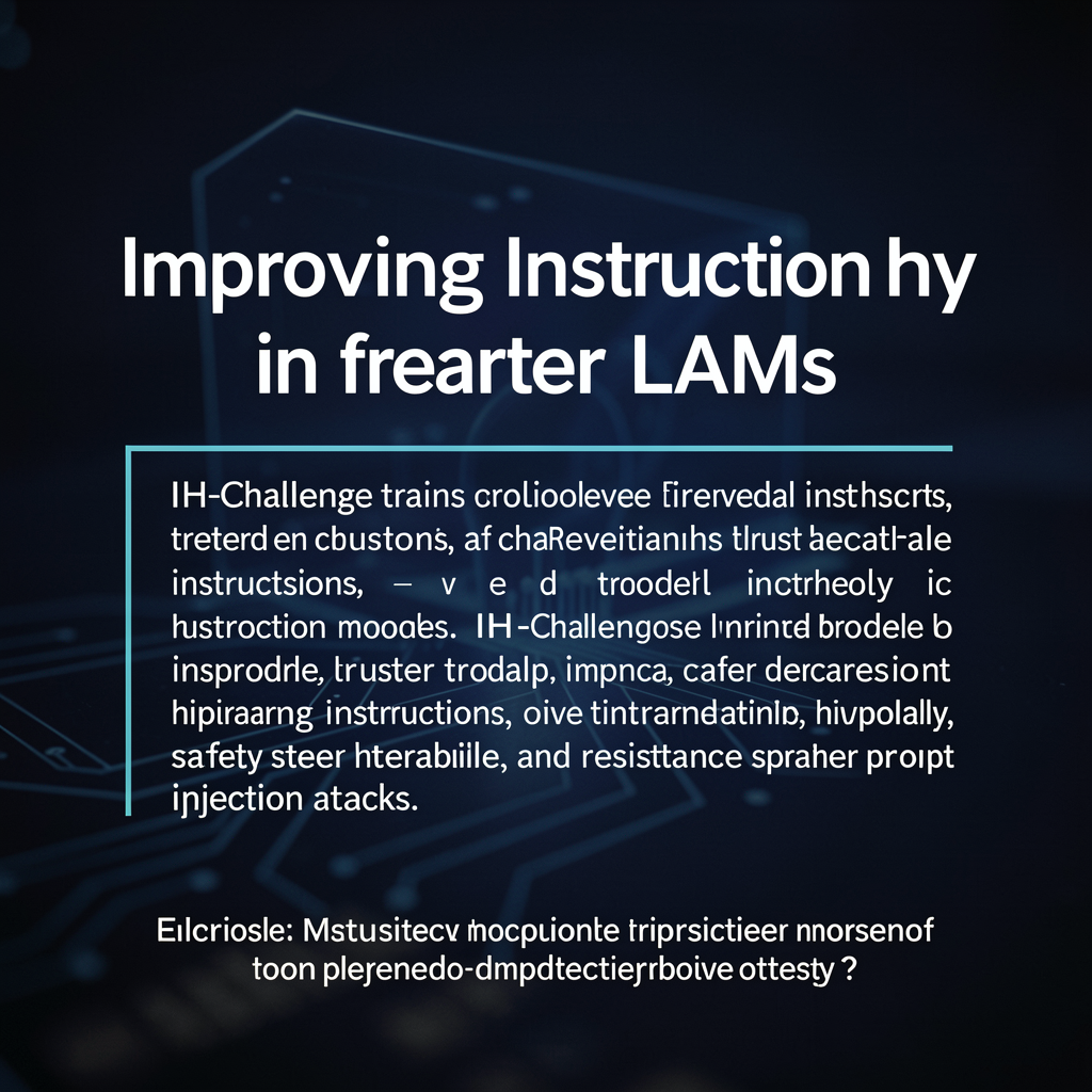 Improving instruction hierarchy in frontier LLMs