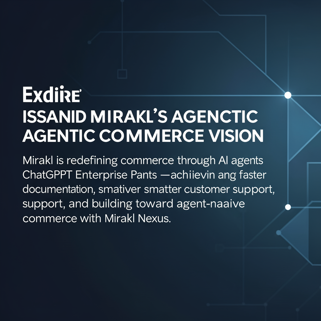 Inside Mirakl's agentic commerce vision