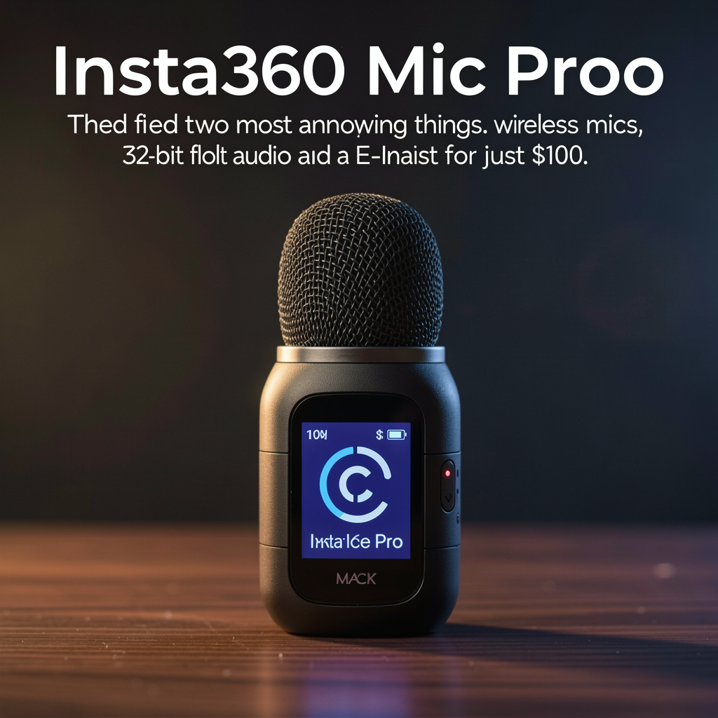 Insta360 just fixed the two most annoying things about wireless mics