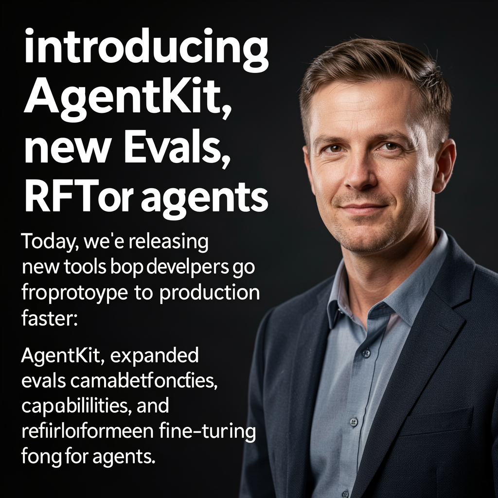 Introducing AgentKit, new Evals, and RFT for agents