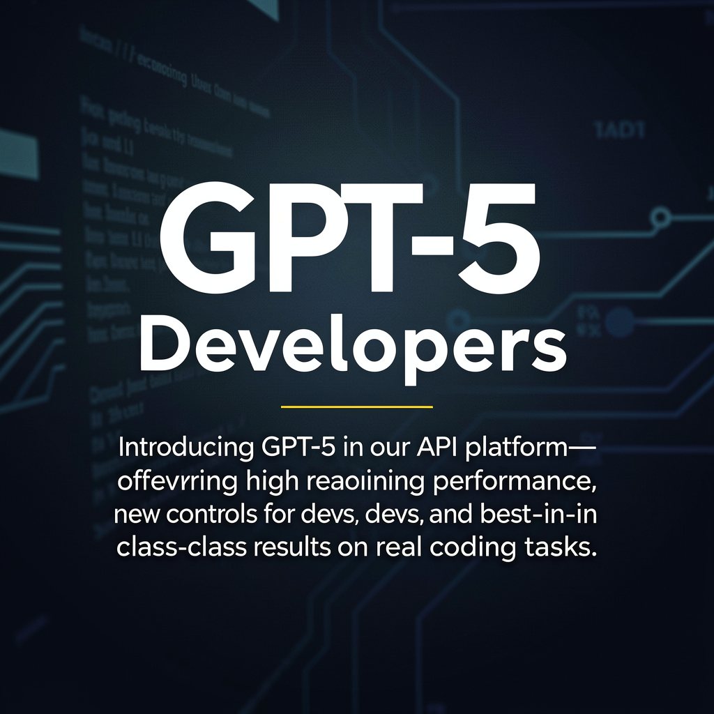 Introducing GPT-5 for developers