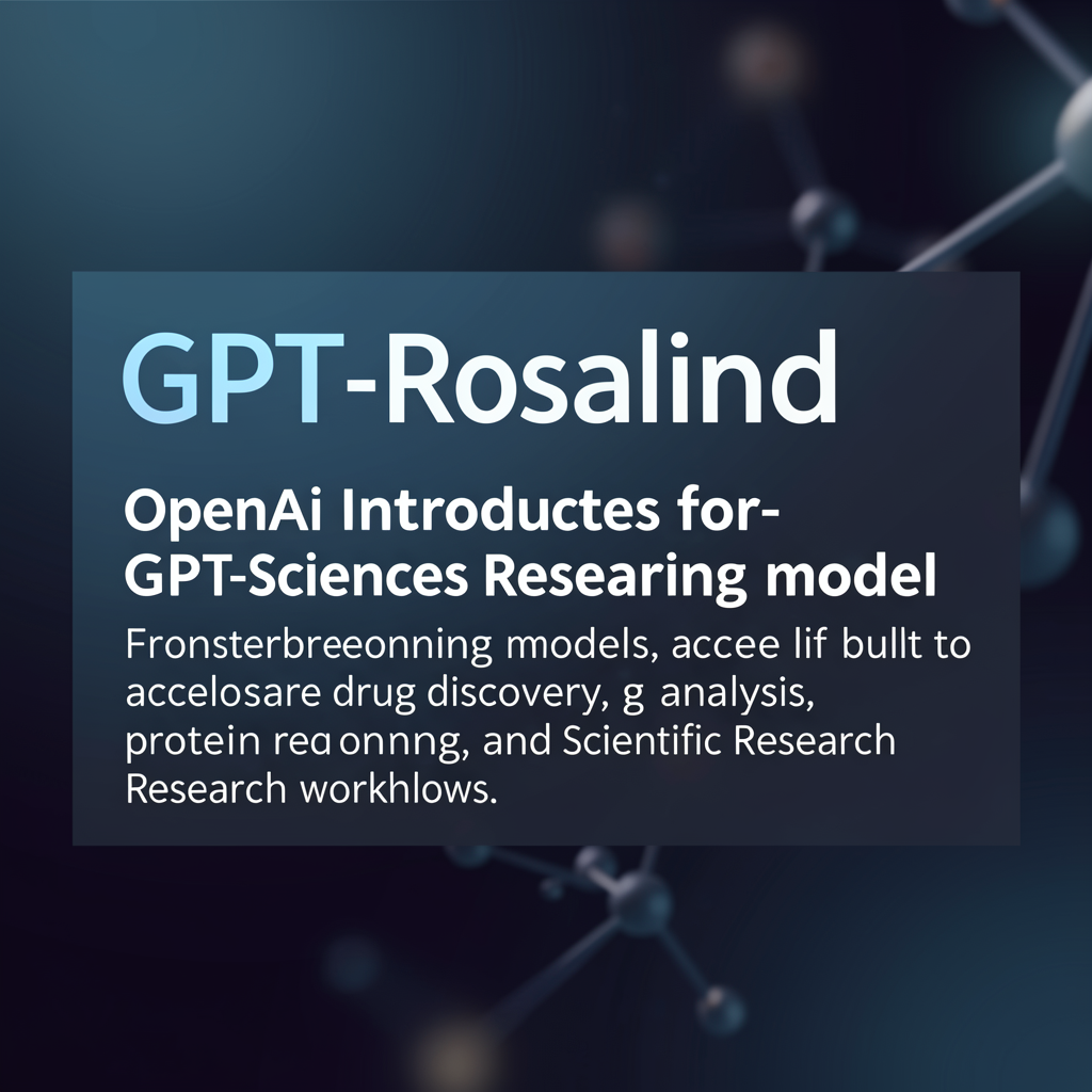 Introducing GPT-Rosalind for life sciences research