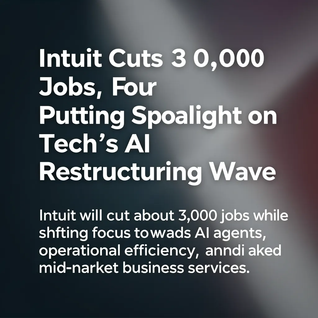 Intuit Cuts 3,000 Jobs, Putting Spotlight on Tech’s AI Restructuring Wave
