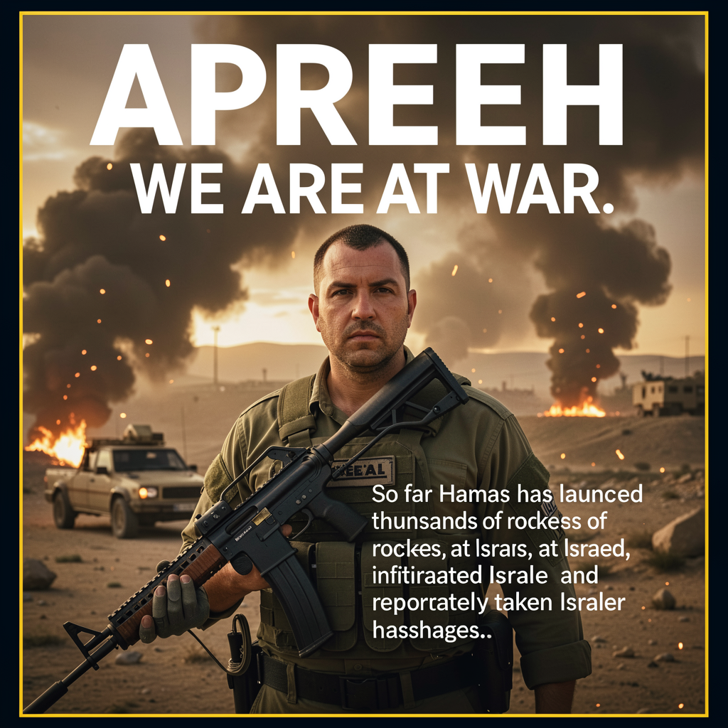 Israel:  We Are At War