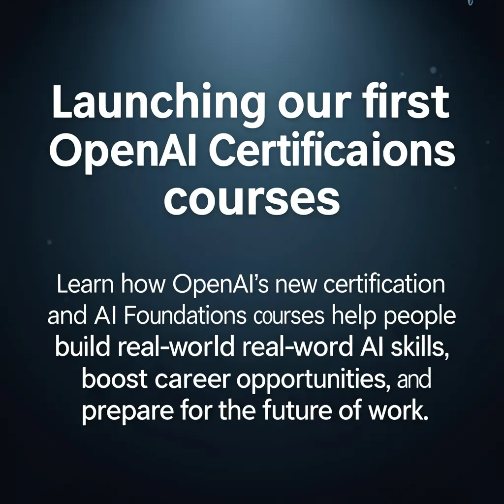 Launching our first OpenAI Certifications courses